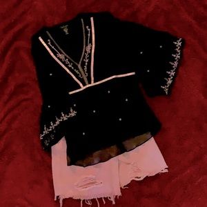 SilkLand Embroidered Pullover